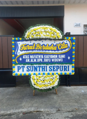 Papan Bunga Duka di Pinangunian